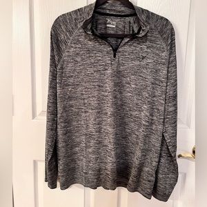 Old Navy Active half Zip Women’s Gray Exercise Top Size Large